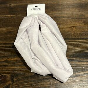 New Adrene white cloth headband set of 2